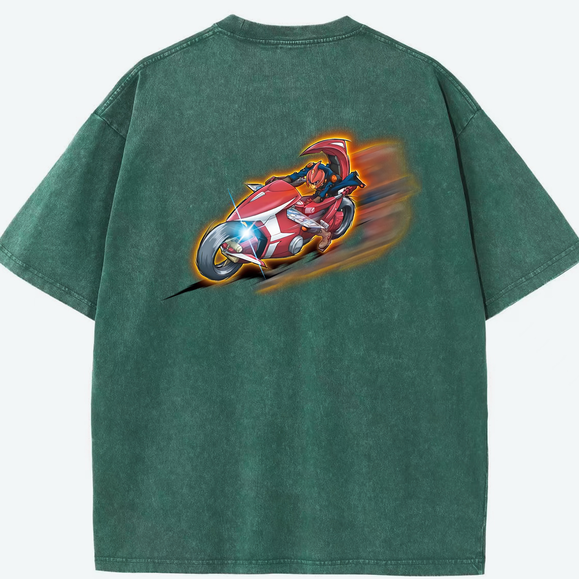 （画像用） 遊☆戯☆王 Yu-Gi-Oh! 綿100% ヴィンテージ風 半袖Tシャツ（背面プリント）